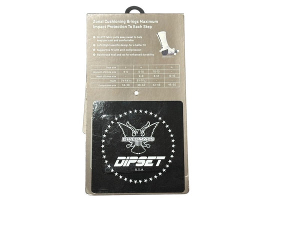 NIKE DIPSET ディプロマッツ ナイキ 靴下 ハイソックス マルチカラー ブラック サイズUS 8-12 美品 中古 4b004579