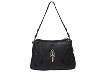 Load image into Gallery viewer, 新品未使用 CHROME HEARTS クロムハーツ チキンナゲット スモール ワンショルダーバッグ ダガー CHクロス シルバー925 総柄 中古 4b004580