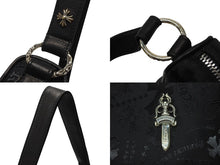 Load image into Gallery viewer, 新品未使用 CHROME HEARTS クロムハーツ チキンナゲット スモール ワンショルダーバッグ ダガー CHクロス シルバー925 総柄 中古 4b004580