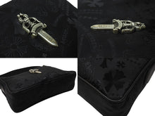 Load image into Gallery viewer, 新品未使用 CHROME HEARTS クロムハーツ チキンナゲット スモール ワンショルダーバッグ ダガー CHクロス シルバー925 総柄 中古 4b004580