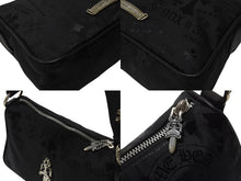 Load image into Gallery viewer, 新品未使用 CHROME HEARTS クロムハーツ チキンナゲット スモール ワンショルダーバッグ ダガー CHクロス シルバー925 総柄 中古 4b004580