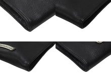 画像をギャラリービューアに読み込む, CHROME HEARTS クロムハーツ SQ PKT FILIGREE CRS スクエアポケット フィリグリークロス ショルダーバッグ ブラック 美品 中古 4b004583