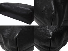 Load image into Gallery viewer, CHROME HEARTS クロムハーツ TOTE W SNP BS FLUER スナップ トートバッグ BSフレアパッチ レザー シルバー925 ブラック 美品 中古 4b004584