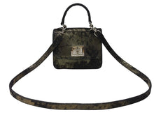 Load image into Gallery viewer, 極美品 CHROME HEARTS クロムハーツ GROW UP グロウアップ 2WAYバッグ スモールCHクロス シルバー925 ハラコ ブラック 中古 4b004585