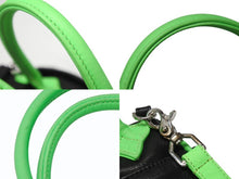 Load image into Gallery viewer, 新品同様 CHROME HEARTS クロムハーツ MOCHITA HAND BAG クロスパッチ2WAYショルダーハンドバッグ ブラック グリーン シルバー 中古 4b004587