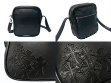 画像をギャラリービューアに読み込む, CHROME HEARTS クロムハーツ TAKA BAG タカ ショルダーバッグ セメタリークロスパッチ 5パッチ ダガージップ ガンスリンガー 美品 中古 4b004588
