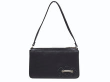 Load image into Gallery viewer, 極美品 CHROME HEARTS クロムハーツ The Night ザ ナイト ハンドバッグ セメタリークロスパッチ ダガージップ ブラック 中古 4b004589