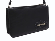 Load image into Gallery viewer, 極美品 CHROME HEARTS クロムハーツ The Night ザ ナイト ハンドバッグ セメタリークロスパッチ ダガージップ ブラック 中古 4b004589
