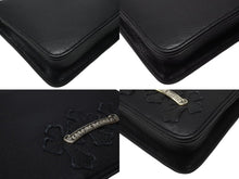 Load image into Gallery viewer, 極美品 CHROME HEARTS クロムハーツ The Night ザ ナイト ハンドバッグ セメタリークロスパッチ ダガージップ ブラック 中古 4b004589