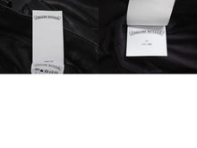 Load image into Gallery viewer, 極美品 CHROME HEARTS クロムハーツ フレアニー レザーカーペンターパンツ サイズ31 クロスボールボタン ゴートレザー ブラック 中古 4b004590
