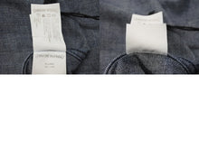 Load image into Gallery viewer, 極美品 CHROME HEARTS クロムハーツ WORK DOG ワークドッグ デニム長袖シャツ サイズXL クロスボール インディゴブルー 中古 4b004596