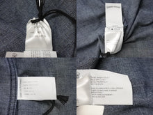 Load image into Gallery viewer, 極美品 CHROME HEARTS クロムハーツ WORK DOG ワークドッグ デニム長袖シャツ サイズXL クロスボール インディゴブルー 中古 4b004596