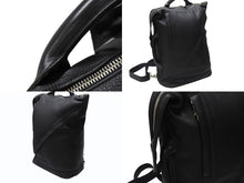 Load image into Gallery viewer, 極美品 CHROME HEARTS クロムハーツ EAT YOU WHOLE 3WAYバッグ ダガージップ クロスボール レザー シルバー925 ブラック 中古 4b004597