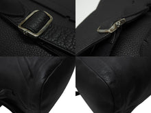 Load image into Gallery viewer, 極美品 CHROME HEARTS クロムハーツ EAT YOU WHOLE 3WAYバッグ ダガージップ クロスボール レザー シルバー925 ブラック 中古 4b004597