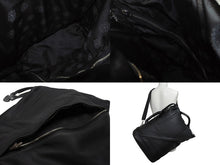 Load image into Gallery viewer, 極美品 CHROME HEARTS クロムハーツ EAT YOU WHOLE 3WAYバッグ ダガージップ クロスボール レザー シルバー925 ブラック 中古 4b004597