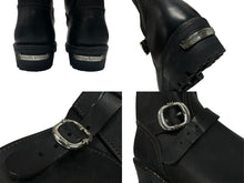 Load image into Gallery viewer, CHROME HEARTS クロムハーツ × ウエスコ WESCO BOSS ボス ガンスリンガー レザーエンジニアブーツ 美品 中古 4b004598