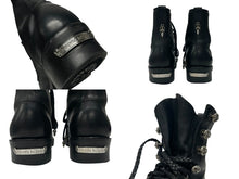 Load image into Gallery viewer, CHROME HEARTS クロムハーツ WESCO ウエスコ ジョブマスター ブーツ レザー サイズ8 1/2E 美品 中古 4b004599