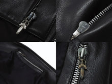 Load image into Gallery viewer, 極美品 CHROME HEARTS クロムハーツ RACING 2 レーシング2 シングルライダースジャケット サイズL ダガージップ ブラック 中古 4b004601