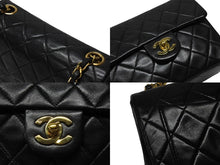 画像をギャラリービューアに読み込む, 極美品 CHANEL シャネル ミニマトラッセ 17 チェーンショルダーバッグ 2番台 ラムスキン ココマーク ブラック 中古 4b004615