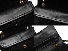 Load image into Gallery viewer, 極美品 CHANEL シャネル マトラッセ23 Wフラップ Wチェーンショルダーバッグ 2番台 ココマーク ラムスキン ブラック ゴールド金具 中古 4b004617