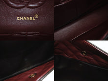 Load image into Gallery viewer, CHANEL シャネル マトラッセ25 Wフラップ Wチェーンショルダーバッグ 3番台 ラムスキン ココマーク ブラック 美品 中古 4b004618