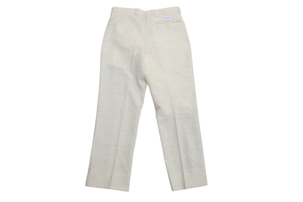 新品同様 Christian Dior COUTURE クリスチャンディオール クチュール スラックス トラウザーズ 393C101B5845 サイズ44 アイボリー 中古 4b004621