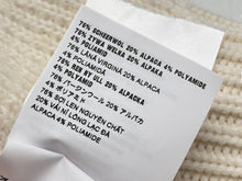 画像をギャラリービューアに読み込む, 極美品 MIUMIU ミュウミュウ ビーニー ニットキャップ ニット帽 5HC327 2CNN ウール アルパカ ポリアミド アイボリー 中古 4b009623