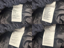 Load image into Gallery viewer, 極美品 MIUMIU ミュウミュウ モヘア ミニスカート MG2200 サイズ40 フレア ロゴパッチ ネイビー 24SS 中古 4b004626