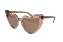 Load image into Gallery viewer, SAINT LAURENT サンローラン サングラス ハート型 クリアフレーム SL181LOULOU プラスチック ピンク 54□21-145 美品 中古 4b00465
