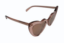 Load image into Gallery viewer, SAINT LAURENT サンローラン サングラス ハート型 クリアフレーム SL181LOULOU プラスチック ピンク 54□21-145 美品 中古 4b00465