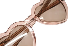 Load image into Gallery viewer, SAINT LAURENT サンローラン サングラス ハート型 クリアフレーム SL181LOULOU プラスチック ピンク 54□21-145 美品 中古 4b00465
