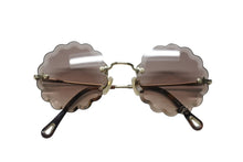 画像をギャラリービューアに読み込む, Chloe クロエ サングラス メガネ べっ甲柄 CE142S 742 プラスチック ゴールド金具 ブラウン 美品 中古 4b004630