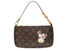 画像をギャラリービューアに読み込む, 極美品 LOUIS VUITTON ルイヴィトン ポシェット アクセソワール アクセサリーポーチ M51981 村上隆 モノグラム パンダ 中古 4b004632