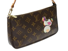 画像をギャラリービューアに読み込む, 極美品 LOUIS VUITTON ルイヴィトン ポシェット アクセソワール アクセサリーポーチ M51981 村上隆 モノグラム パンダ 中古 4b004632