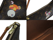画像をギャラリービューアに読み込む, 極美品 LOUIS VUITTON ルイヴィトン ポシェット アクセソワール アクセサリーポーチ M51981 村上隆 モノグラム パンダ 中古 4b004632