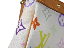 画像をギャラリービューアに読み込む, 極美品 LOUIS VUITTON ルイヴィトン ポシェット アクセソワール アクセサリーポーチ M92649 ホワイト マルチカラー 村上隆 中古 4b004633