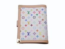 Load image into Gallery viewer, [USED/中古]LOUIS VUITTON ルイ・ヴィトン 手帳カバー アジェンダPM ホワイト マルチカラー PVC ヌメ皮 ゴールド金具 Aランク 中古 4b004634