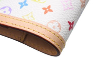 Load image into Gallery viewer, [USED/中古]LOUIS VUITTON ルイ・ヴィトン 手帳カバー アジェンダPM ホワイト マルチカラー PVC ヌメ皮 ゴールド金具 Aランク 中古 4b004634