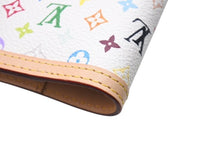Load image into Gallery viewer, [USED/中古]LOUIS VUITTON ルイ・ヴィトン 手帳カバー アジェンダPM ホワイト マルチカラー PVC ヌメ皮 ゴールド金具 Aランク 中古 4b004634