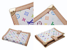 Load image into Gallery viewer, [USED/中古]LOUIS VUITTON ルイ・ヴィトン 手帳カバー アジェンダPM ホワイト マルチカラー PVC ヌメ皮 ゴールド金具 Aランク 中古 4b004634