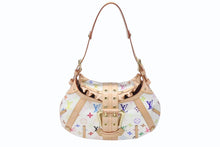 画像をギャラリービューアに読み込む, 新品同様 LOUIS VUITTON ルイヴィトン テダPM ハンドバッグ モノグラム 村上隆 ブロン M92348 マルチカラー ホワイト 中古 4b004639