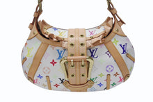 画像をギャラリービューアに読み込む, 新品同様 LOUIS VUITTON ルイヴィトン テダPM ハンドバッグ モノグラム 村上隆 ブロン M92348 マルチカラー ホワイト 中古 4b004639