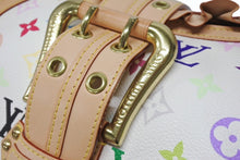 画像をギャラリービューアに読み込む, 新品同様 LOUIS VUITTON ルイヴィトン テダPM ハンドバッグ モノグラム 村上隆 ブロン M92348 マルチカラー ホワイト 中古 4b004639