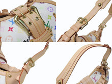 画像をギャラリービューアに読み込む, 新品同様 LOUIS VUITTON ルイヴィトン テダPM ハンドバッグ モノグラム 村上隆 ブロン M92348 マルチカラー ホワイト 中古 4b004639