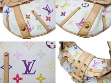 画像をギャラリービューアに読み込む, 新品同様 LOUIS VUITTON ルイヴィトン テダPM ハンドバッグ モノグラム 村上隆 ブロン M92348 マルチカラー ホワイト 中古 4b004639