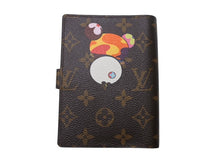 Load image into Gallery viewer, LOUIS VUITTON ルイヴィトン 手帳カバー アジェンダPM モノグラムパンダ 村上隆 R20011 ブラウン マルチカラー 美品 中古 4b004640