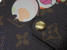 Load image into Gallery viewer, LOUIS VUITTON ルイヴィトン 手帳カバー アジェンダPM モノグラムパンダ 村上隆 R20011 ブラウン マルチカラー 美品 中古 4b004640