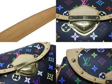 画像をギャラリービューアに読み込む, 極美品 LOUIS VUITTON ルイヴィトン ショルダーバッグ M40204 ビバリーMM モノグラムマルチカラー ブラック ゴールド金具 中古 4b004642