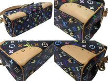 画像をギャラリービューアに読み込む, 極美品 LOUIS VUITTON ルイヴィトン ショルダーバッグ M40204 ビバリーMM モノグラムマルチカラー ブラック ゴールド金具 中古 4b004642