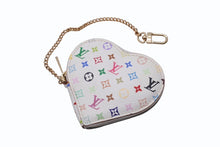 Load image into Gallery viewer, 極美品 LOUIS VUITTON ルイヴィトン ポルトモネ クール コインケース 小銭入れ M60040 モノグラム マルチカラー ホワイト 村上隆 中古 4b004645